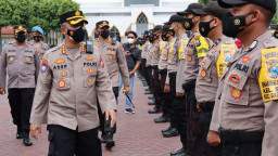 Apel Bhabinkamtibmas Polres Pasuruan, Dipimpin Langsung Oleh Dirbinmas Polda Jatim