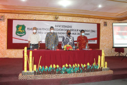 Sosialisasi Pembentukan Pengelolaan DBM Eks PNPM-MPD Jadi Bumdesma Anggaran 2021