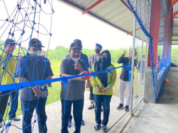 Tetap Sehat saat Covid, Subianto Resmikan Sarana Olahraga di Kediri