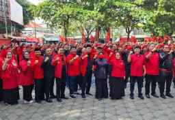 613 Satgas PDI Perjuangan Jatim Ikuti Diklat Pelatihan Kedispilinan di Cibubur
