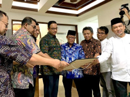 3 Ketum Parpol Pendukung Anies Presiden Resmi Tandatangani Piagam Dukungan