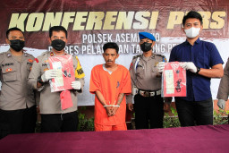 Beraksi di 6 TKP, Pelaku Curanmor Dibekuk Polsek Asemrowo