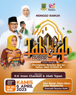 Dihadiri Gubernur Jatim, Pemkot Bakal Gelar Tabligh Akbar Nuzulul Qur'An Bersama Kyai Hambali dan Abah Topan