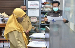 Pantau Pemasukan PAD, Sambari Sidak Dinas Penghasil