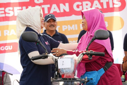 Semarak HUT ke-78 PMI di Kota Mojokerto, Senam Sehat Hingga Periksa Kesehatan Gratis
