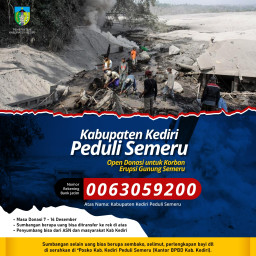 Erupsi Semeru, Pemkab Kediri Buka Rekening Donasi