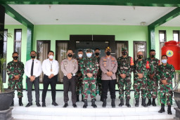 Pererat Silahturrahmi, Kodim 0816/Sidoarjo Menerima Kunjungan Kapolresta Sidoarjo