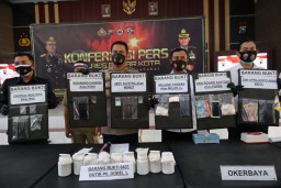 Dalam Operasi Tumpas Narkoba Semeru 2021, Polres Blitar Kota ungkap 10 Kasus Narkoba