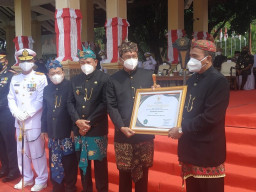 Bupati Ahmad Muhdlor Pimpin Upacara Hari Jadi Kabupaten Sidoarjo Ke-163