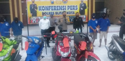 4 Pelaku Curanmor Areal Persawahan Diringkus, 2 Residivis