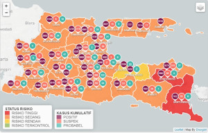 1.203 Kasus Baru Sehari, Tertinggi di Jatim Sejak Pandemi