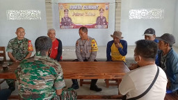 Polsek Selorejo Gelar Program Jumat Curhat Usai Vaksinasi