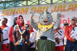 Bupati Ikfina Perkenalkan Si Mada, Maskot Porprov ke-8 milik Kabupaten Mojokerto