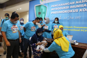 Gresik Jadi Tuan Rumah Pencanangan Imunisasi PCV Nasional