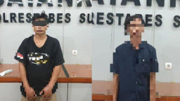 Terekam CCTV, 2 Residivis Didor Petugas