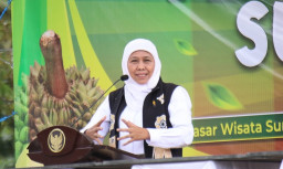 Khofifah Yakin Durian Sumberasri Jadi Komoditas Ekspor Unggulan Jawa Timur