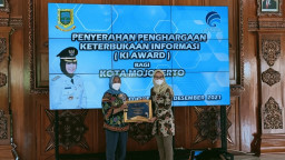 Pemkot Mojokerto Jadi Rising Star 'Ki Award' Tahun 2021