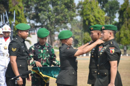 Komandan Korem 081/DSJ Pimpin Sertijab Danyonif Yonif 511/DY