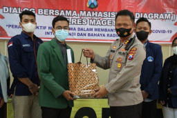 Kapolres Magetan Gelar Dialog Bersama Mahasiswa "DIAGRAM" Dalam Rangka Harkamtibmas di Wilayah Magetan