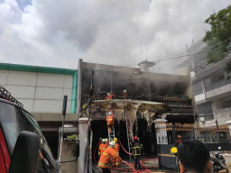 Toko Buah Hokky Terbakar, Pengunjung Semburat