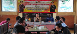 Polres Jombang Gelar Pertemuan dengan Awak Media