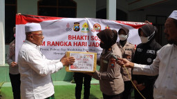 HUT Polwan ke - 74, Polwan Polres Pasuruan Kota Adakan Baksos