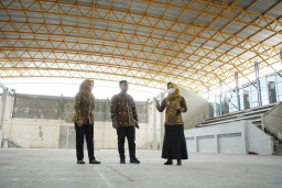 Terus Dikebut, Proyek Rehab GOR dan Seni Mojopahit Rampung Juli