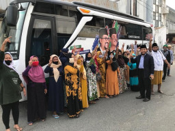 Ziarah ke Wali 5, Muslimat dan Gempur Doakan Kemenangan MAJU