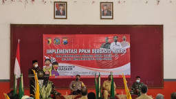 3 Kecamatan di Blitar Terima Bendera Zona Kuning dan Hijau