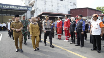 Wali Kota Mojokerto Pimpin Apel Gelar Pasukan Operasi Ketupat Semeru 2023