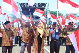 Bangkitkan Seni Budaya dan Ekonomi Kreatif di Bumi Majapahit, Bupati Ikfina Resmi Buka Majafest Tahun 2023