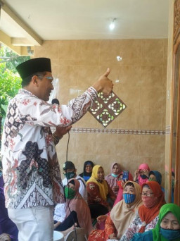 Puluhan Ibu Muslimat Sedati Dukung BHS-Taufiqulbar