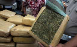 Polisi Geledah Paket Isi Ganja 75 Kg dalam Dodol