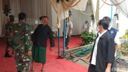 Hajatan Pernikahan di Banyuwangi Dibubarkan Petugas