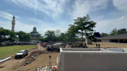 Proyek RTH Alun-alun Kota Kediri Terancam Mangkrak