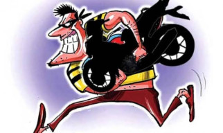 Maling Motor Bonyok Dihajar Warga, Rekan Kabur