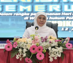 Gubernur Khofifah Minta Amankan Pangan, Kesehatan, Wisata, dan BBM di Jatim