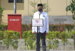 Datang Tanpa Cawabup, Mas Kelana Deklarasi Sidoarjo Bermasker Sendirian