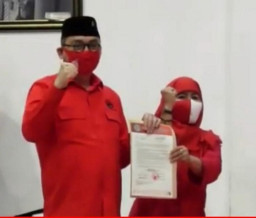 PDIP dan PAN Rekom Kelana-Dwi Astutik Maju Pilbup Sidoarjo