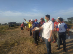 Cawabup Taufiqulbar Sapa Komunitas Merpati Sprint Sidoarjo