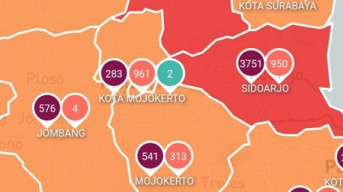 Mojokerto dan Jombang Masuk Zona Orange, Ini Data Lengkapnya