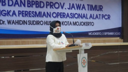 Terima Mesin PCR, Ning Ita Yakin Tekan Pasien Covid di Kota Mojokerto