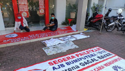 Puluhan Nasabah kembali Datangi Kantor AJB Bumiputera