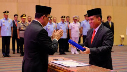 Pelantikan Marsdya Kusworo Sebagai Kepala Basarnas