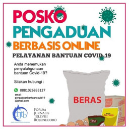 FJTB Ajak Warga Berani Laporkan Penyelewengan Bansos Covid-19