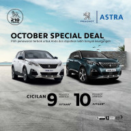 Astra Peugeot Tawarkan Paket Kredit Bertajuk 'Bring Home Your Peugeot'