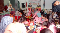 Rayakan HUT Gerindra Ke 15, BHS Ajak Warga Gemar Konsumsi Ikan dan Susu