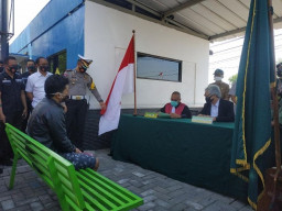 Lupa Bermasker di Sidoarjo, Kena Denda Rp 150 Ribu