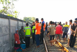 Petambak Tewas Disambar KA Maharani