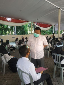 Komisi A Sidak Penerapan Protokol Kesehatan Test CPNS Sidoarjo